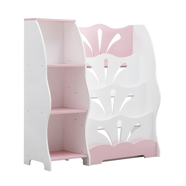 Wall Bookshelf Wooden Kids